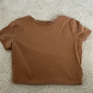 worn a few times, brown color, size medium